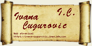 Ivana Čugurović vizit kartica